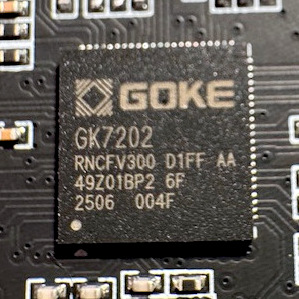 Close-up of Goke SoC