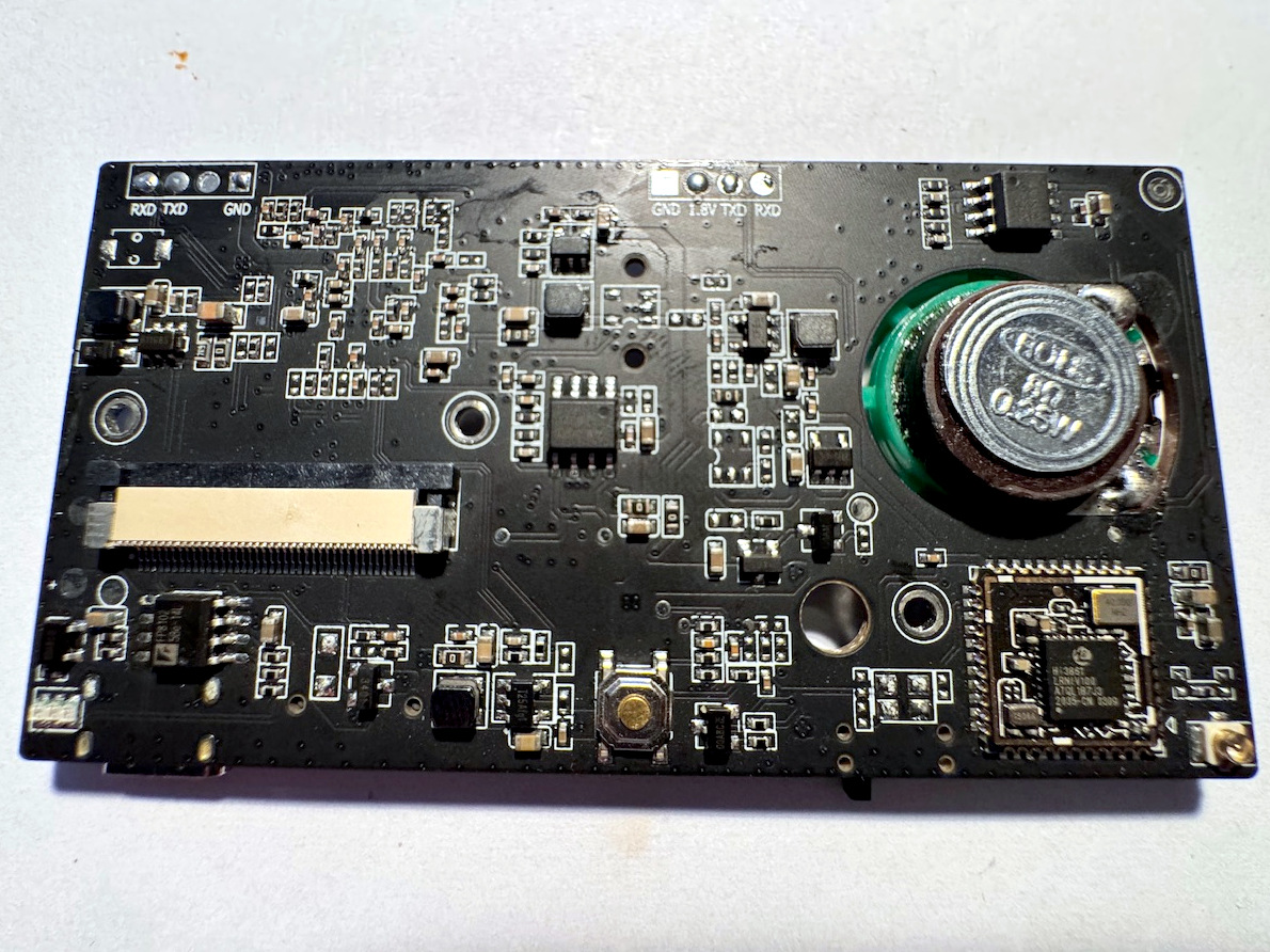 Top side of PCB